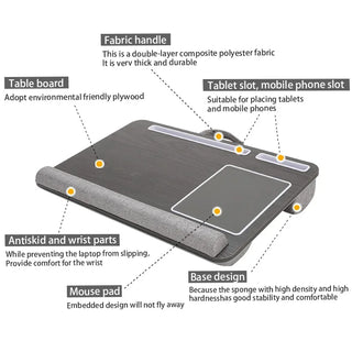 Multi-Purpose Laptop Desk Leg Table