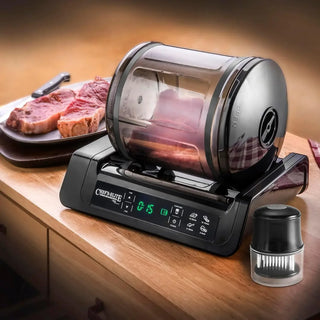STX Chef’s Elite 15-Minute Meat & Vegetable Vacuum Tumbler Marinator – Includes Free Meat Tenderizer