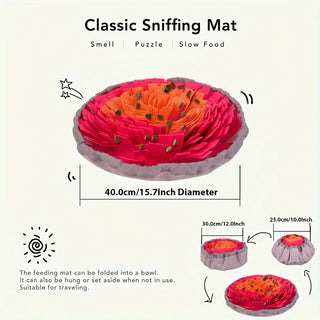 Washable Felt Slow Feeding Snuffle mat