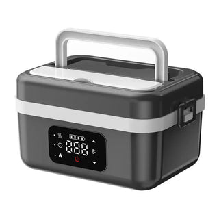 Wireless Electric Insulated Lunch Box – 8000mAh Battery | 60W Rapid Heat | 1L Stainless Steel Food Warmer