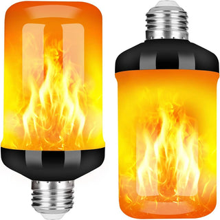 LED Flame Light Bulb – 4 Modes Flickering Fire Effect Night Light
