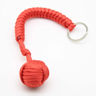 Steel-Core Paracord Survival Keychain