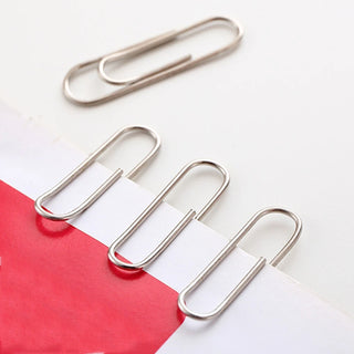 200 Silver Metal Classic Paper Clips