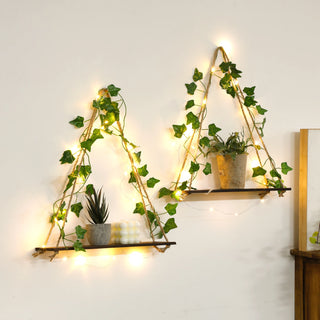 GlowVine Floating Shelf Set