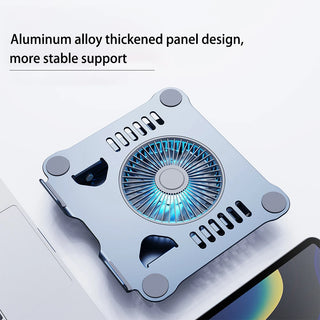Aluminum Alloy Laptop Stand with Cooling Fan (Model T628)