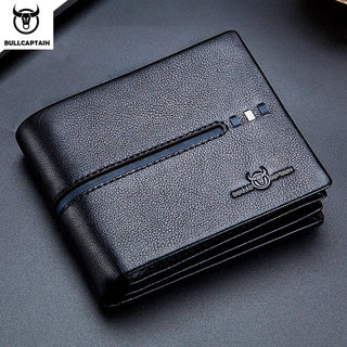 BULLCAPTAIN Genuine Leather Wallet