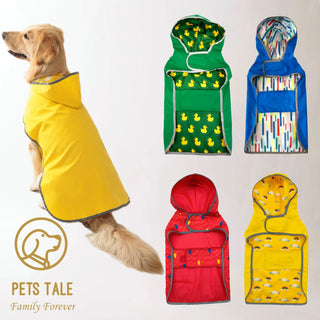 Double-Layer Pup Raincoat