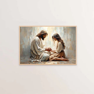 Faith-Inspired Shepherd Canvas Wall Art – Inspirational Christian Decor