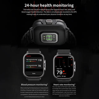 Virwir Earphone Sports Watch Wireless Bluetooth Earbud Set