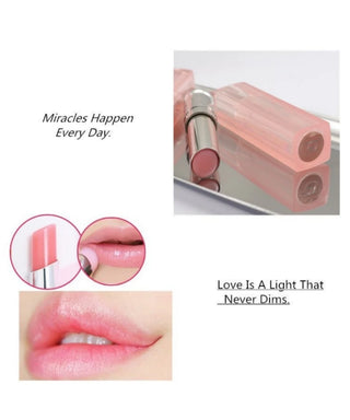 3-Piece Color Changing Lipstick Set, Moisturizing Magic Lip Balm Combo with Glossy Tint Finish, Durable Waterproof-Style Lip Color