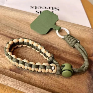 Handwoven Adjustable Mobile Phone Lanyard Wrist Strap – Outdoor Sports Safety Anti-Drop Rope