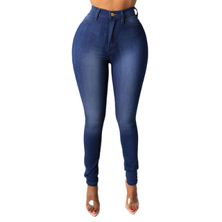 SANWOOD High-Waist Pull-On Skinny Jeans