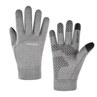 Men’s Winter Waterproof Cycling Gloves – Touch Screen, Fleece-Lined, Anti-Slip Outdoor Sports Gloves