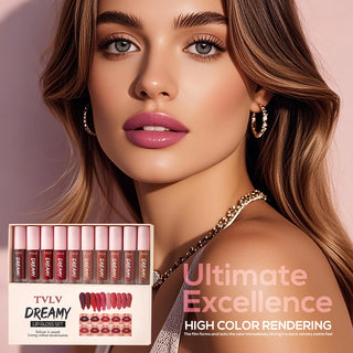 TVLV Dreamy 10-Piece Lip Glaze Set