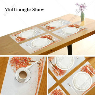 Autumn Trees Placemats Set of 4 or 6