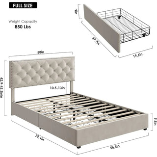 Velora Luxe Full Storage Bed