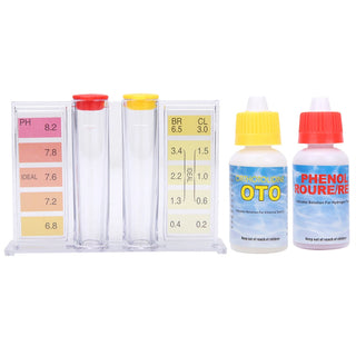 Pool & Spa Water Testing Kit – pH and Chlorine Test Box