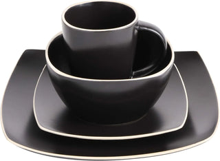 Gibson Soho Lounge Dinnerware Set, Service for 4 (16pcs)