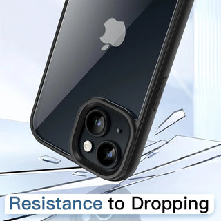 Colored Bumper Clear Shockproof iPhone Case