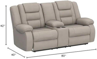 Design by Ashley McCade Contemporary Reclining Loveseat