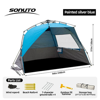 TrailBliss 4 Person Quick-Pitch Shelter