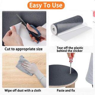 Self-Adhesive Trimmable Furniture Protector Cat Scratching Mat