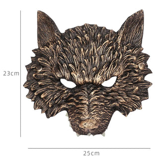 Animal Mask 3D Realistic Half Face Mask – Perfect for Halloween, Cosplay & Parties!