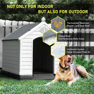 WeatherGuard Comfort Kennel Dog House