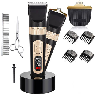 Grooming and Care Set Rechargeable 4 Speed Pet Clipper