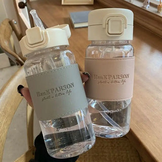 HankParson Water Bottle with Straw