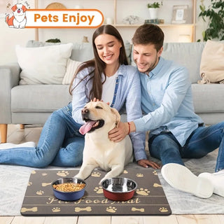 Pet Placemat No Stains Quick Dry Absorbent Bowl Mat