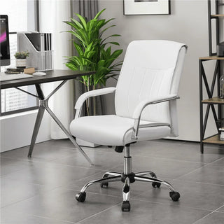 Executive Padded Mid-Back Home Office Chair