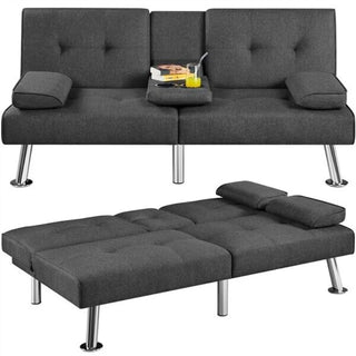 Compact Convertible Futon Sofa Bed