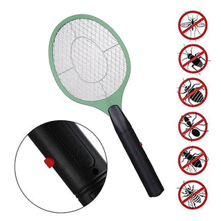 Electric Bug Zapper Racket – Handheld Mosquito and Fly Swatter