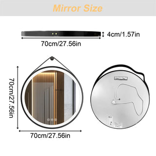 LUVODI Eclipse Round LED Bathroom Mirror