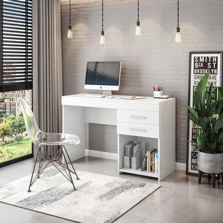 Techni Desk with Storage & Drawers