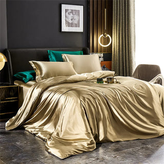 Luxury Satin Slik Duvet Cover Bedding Set