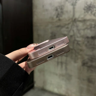 Magnetic Glitter Aurora iPhone Case – MagSafe-Compatible Glossy Shockproof Cover with Full Camera Protection