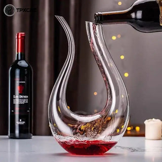 Crystal Swan Wine Decanter