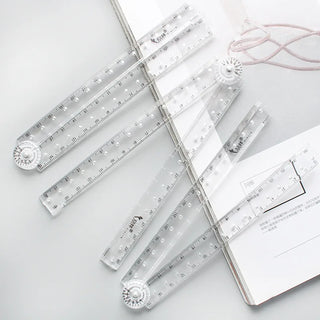 MOHAMM 1pc Folding Acrylic Ruler