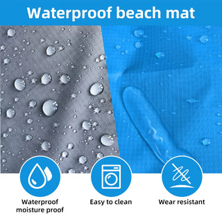 6.5x7ft Waterproof Pocket Beach Blanket