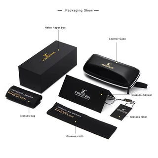 KINGSEVEN Men’s Polarized Sunglasses – UV400 Classic Pilot Eyewear