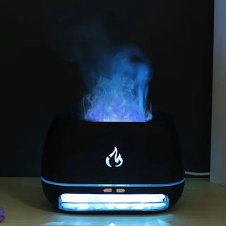 Sarmocare Mini Ultrasonic USB 3D Flame Essential Oil Diffuser