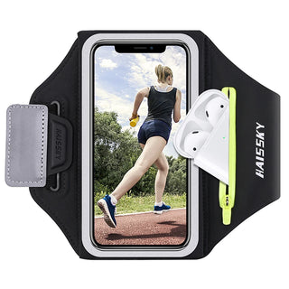Running Sports Armband with Zipper Bag – Fits iPhone & Samsung Phones up to 6.9''