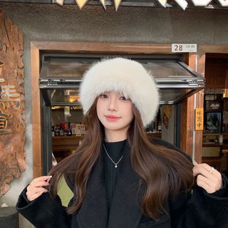 Women's Fur Magnolia Cap