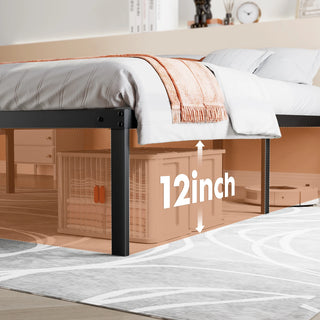 JHK Essential Metal Bed Frame