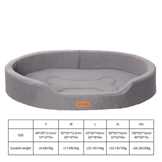 Waterproof Orthopedic Foam Dog Bed
