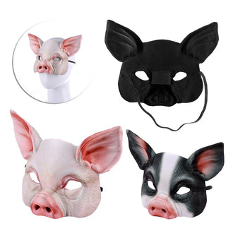 Animal Mask 3D Realistic Half Face Mask – Perfect for Halloween, Cosplay & Parties!