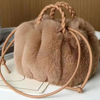 Cute Pumpkin Plush Bag – 2025 Autumn & Winter