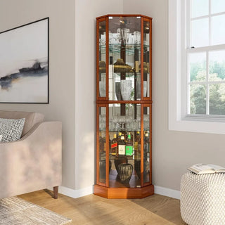 Tongyue Lighted Curio Cabinet